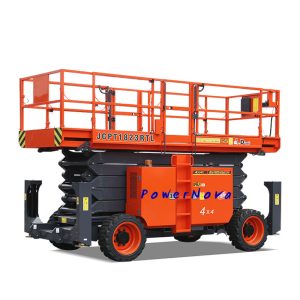 Elevadores de tijera autopropulsados hidráulicos usados Dingli de 230-450KG JCPT1412HD elevadores de tijera con motor hidráulico