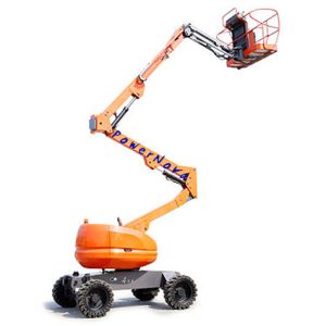 Plataforma de trabajo aéreo móvil autopropulsada usada de 16m a 22m elevador de brazo articulado eléctrico en venta