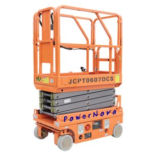 Plataforma de trabajo aéreo de construcción usada de 6m 8m 10m 12m elevador de tijera autopropulsado